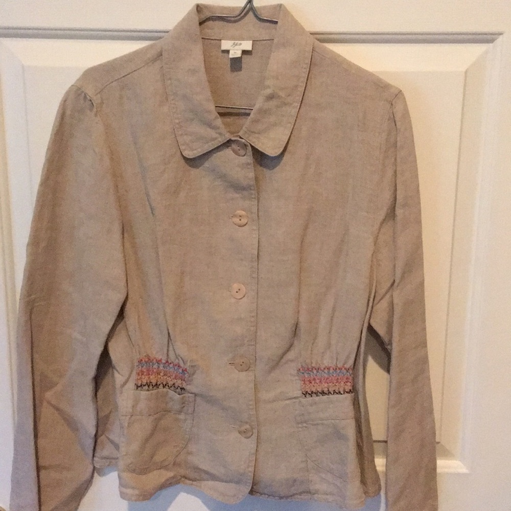 100% linen jacket